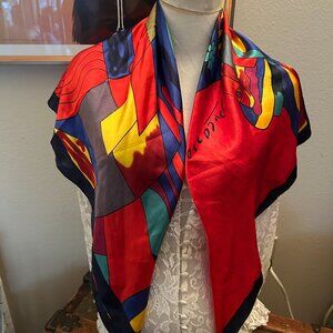 Silky Picasso designed scarf